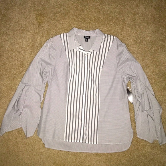 a.n.a brand XL stripe dress shirt - Picture 1 of 4